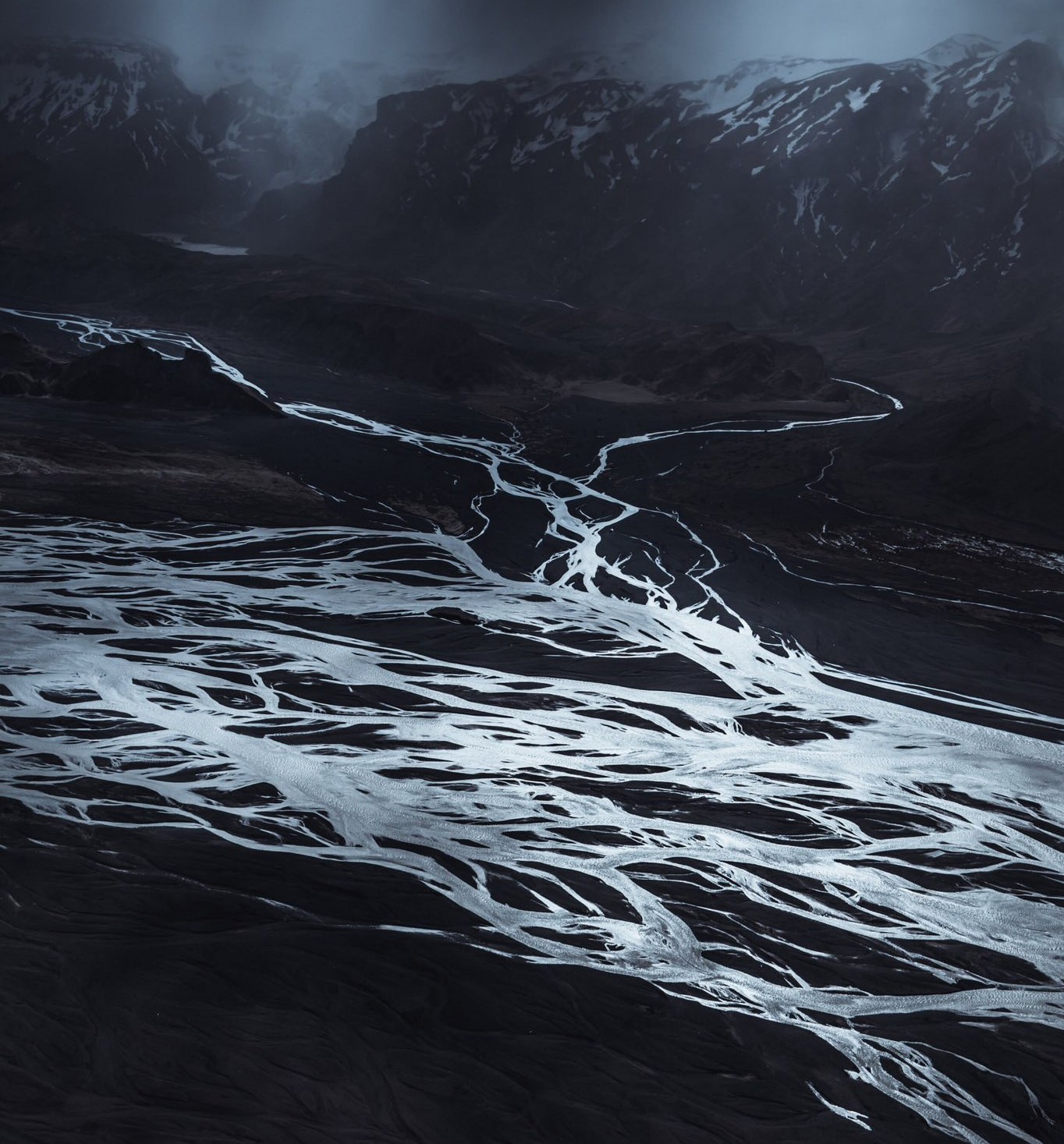 An Icelandic Landscape - Milk Flowing in Ginnungagap